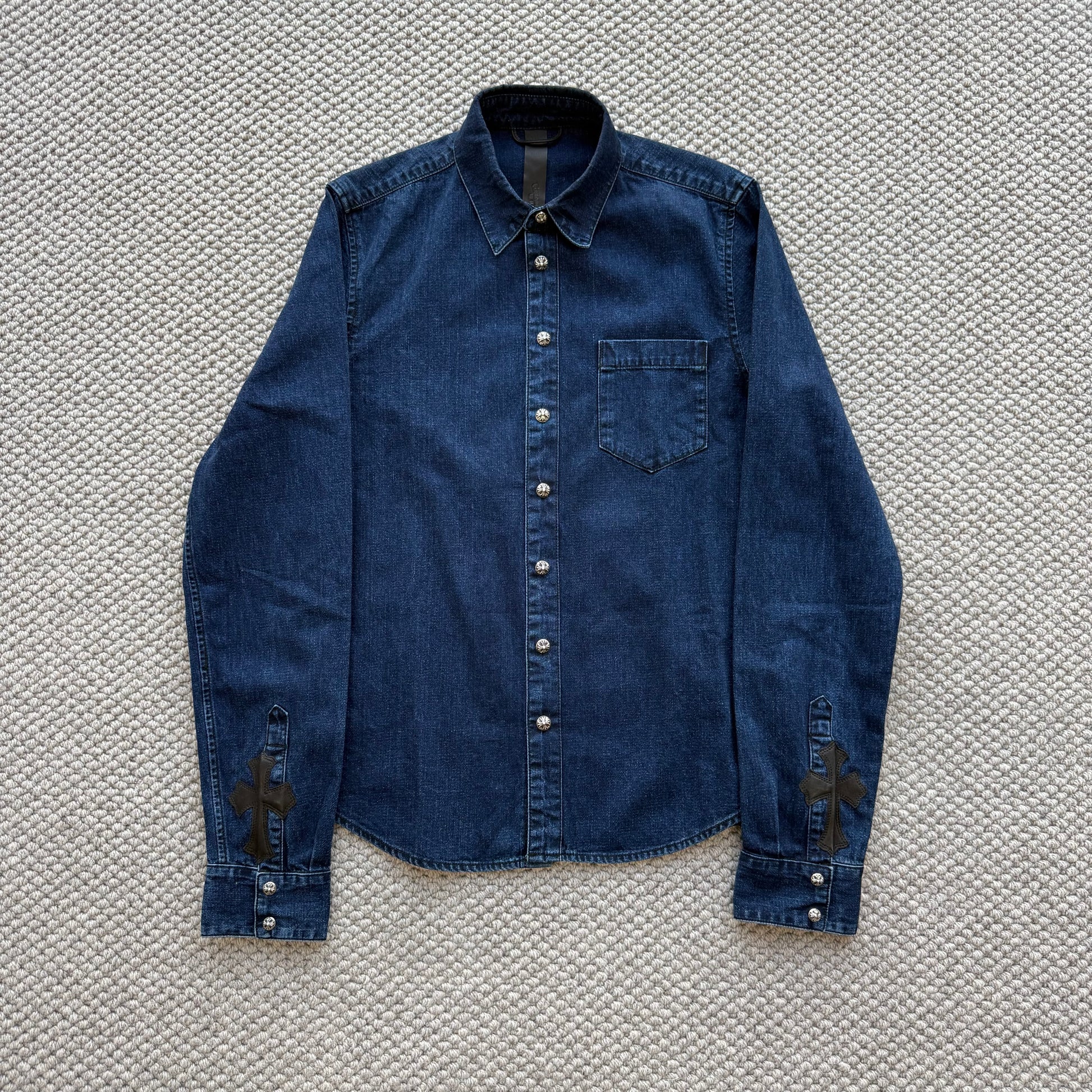 Chrome Hearts Denim Shirt Mens – Koden Chrome Hearts Denim Shirt Mens – Koden